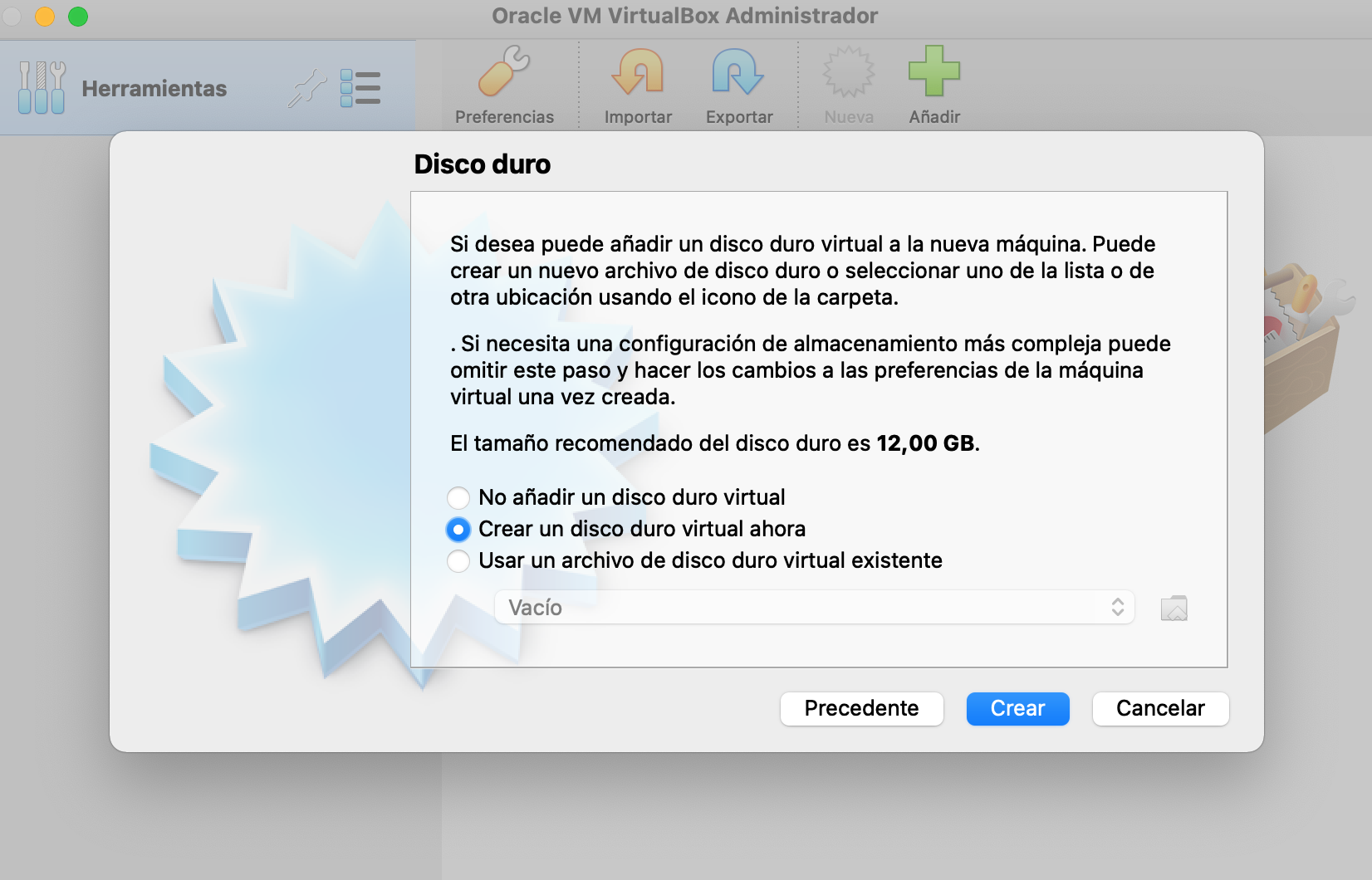 Virtual Hard Disk Creation