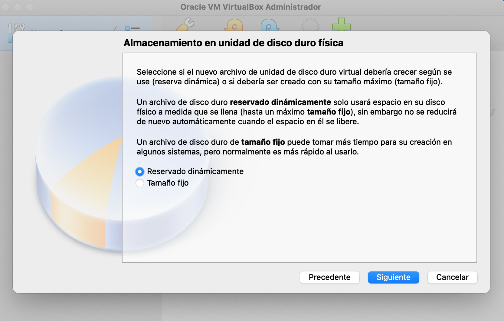 Dynamically allocation on VirtualBox